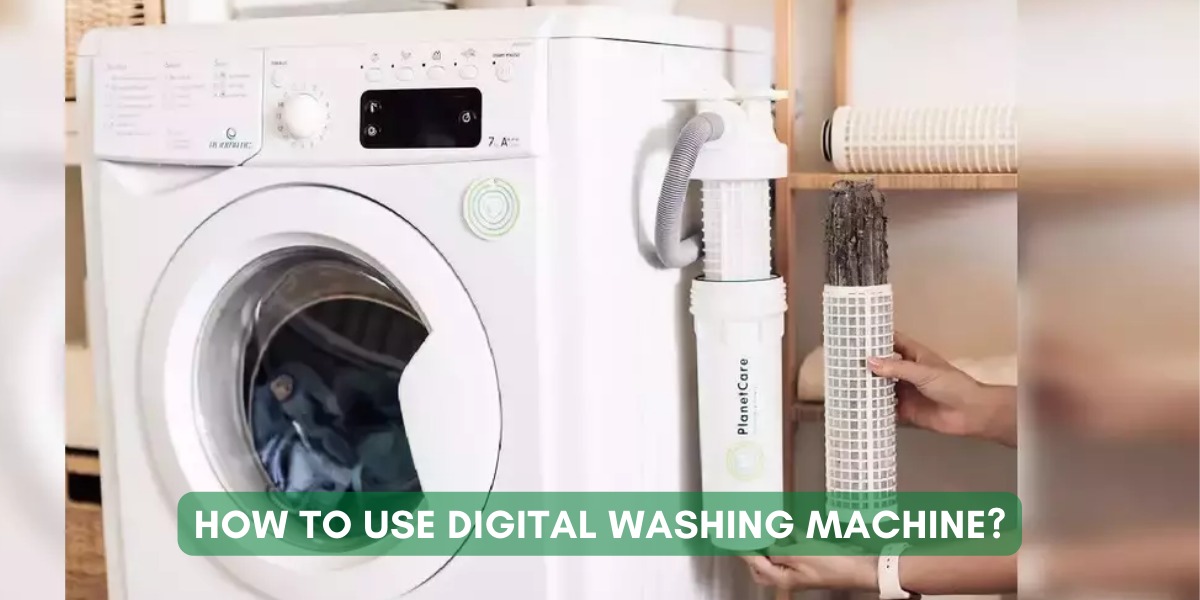 How to use digital washing machine?